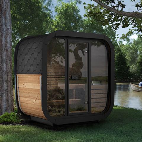 SaunaLife Model CL4G Cube‑Series Outdoor Home Sauna Kit Up to 3 Persons SL-MODELCL4G