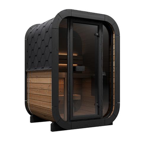 SaunaLife Cube-Series Model CL3G Outdoor Home Sauna Kit, Up to 2