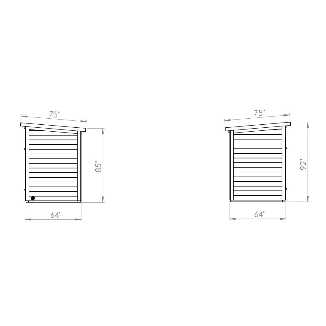 SaunaLife Model G2 - 4 Person Outdoor Home Sauna