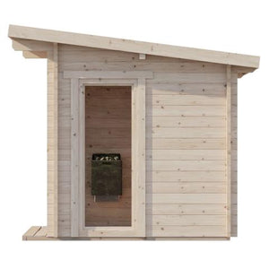SaunaLife Model G4 Outdoor 6 Person Home Sauna Kit