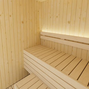 SaunaLife 60" x 60" x 80" Model X2 - 2-Person Indoor Sauna