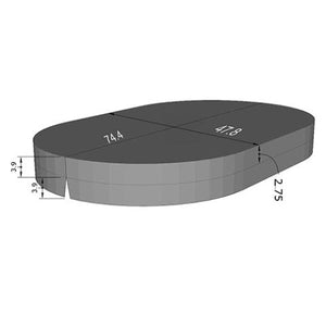 SaunaLife S2 Insulated Cover for SaunaLife S2 series Hot/Cold Plunge Tubs 128699