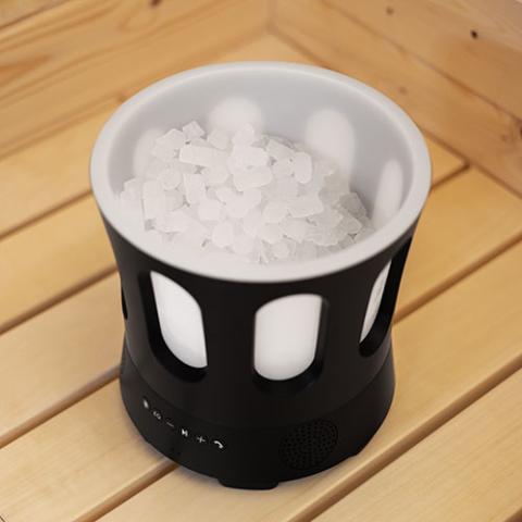 SaunaLife SaunaZone Sauna Bucket with Bluetooth Speaker and Lights 127924