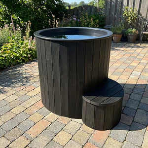 SaunaLife Black Model S1B 1-Person Cold/Hot Immersion Tub 128695