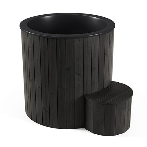 SaunaLife Black Model S1B 1-Person Cold/Hot Immersion Tub 128695