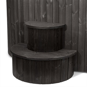 SaunaLife Black Model S2B 2-Person Cold/Hot Immersion Tub 128697