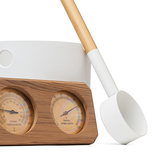 SaunaLife Bucket, Ladle, Hygrometer and Thermometer SaunaLife Accessory Package 7 ACCPKG-7