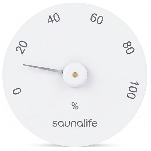 SaunaLife Designer Sauna Hygrometer, Humidity Levels
