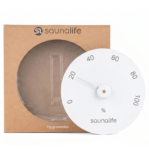 SaunaLife Designer Sauna Hygrometer, Humidity Levels