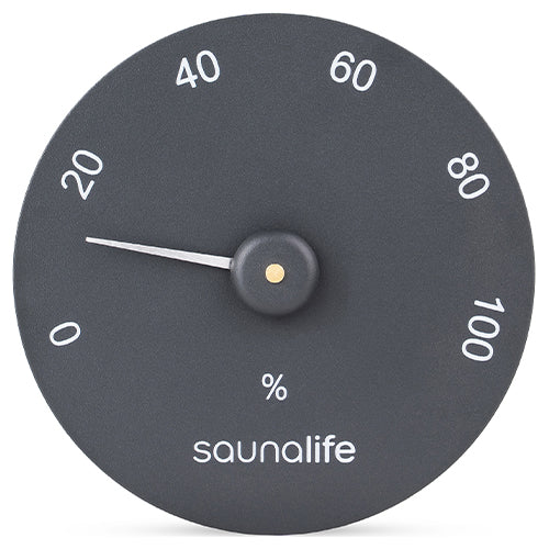 SaunaLife Designer Sauna Hygrometer, Humidity Levels