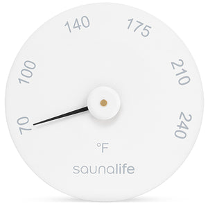 SaunaLife Designer Thermometer Sauna Thermometer, Fahrenheit