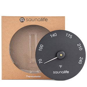 SaunaLife Designer Thermometer Sauna Thermometer, Fahrenheit