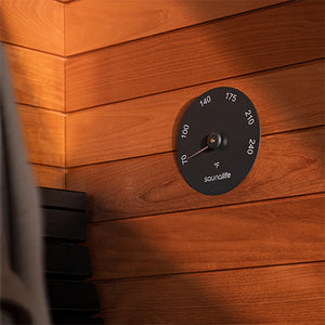 SaunaLife Designer Thermometer Sauna Thermometer, Fahrenheit