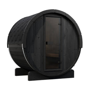SaunaLife Ergo Series DIY Outdoor Sauna Barrel Kit with Paint, Up to 3 Persons, Model E6B SL-MODELE6B