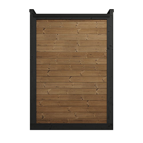 SaunaLife Garden Luxury-Series Outdoor DIY Sauna Kit, Thermo-Spruce, up to 4 Persons SL-MODELGL4