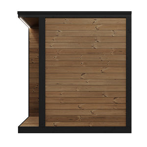 SaunaLife Garden Luxury-Series Outdoor DIY Sauna Kit, Thermo-Spruce, up to 4 Persons SL-MODELGL4