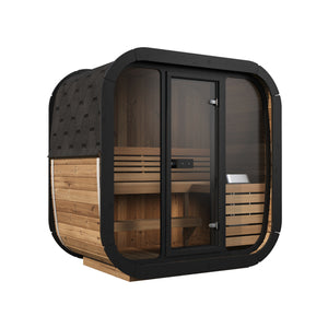 SaunaLife Model CL4G Cube‑Series Outdoor Home Sauna Kit Up to 3 Persons SL-MODELCL4G