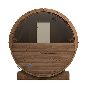 SaunaLife 59"D x 81"H Model E6W Rear Window - 3 Person Barrel Sauna SL-MODELE6W