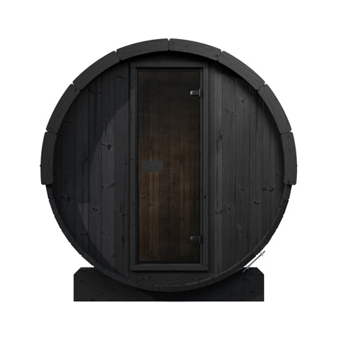 SaunaLife Model E7B Ergo Series Outdoor Sauna Barrel Kit, DIY, Paint Included, Up to 4 Persons