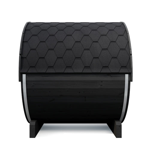 SaunaLife Model E7B Ergo Series Outdoor Sauna Barrel Kit, DIY, Paint Included, Up to 4 Persons