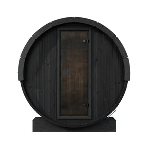 SaunaLife Model E8B Ergo Series Outdoor Sauna Barrel Kit, DIY, Paint Included, Up to 6 Persons