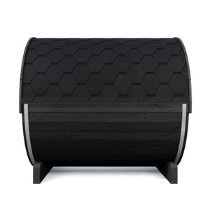 SaunaLife Model E8B Ergo Series Outdoor Sauna Barrel Kit, DIY, Paint Included, Up to 6 Persons