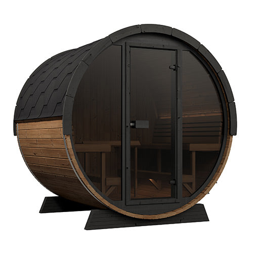 SaunaLife 79"L x 91"H Model EE8G - 6 Person Sauna Barrel