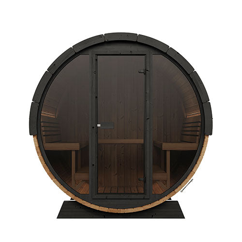 SaunaLife 79"L x 91"H Model EE8G - 6 Person Sauna Barrel