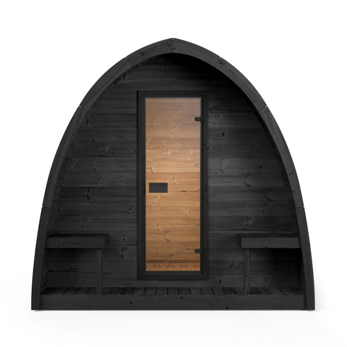 SaunaLife Model G3B Garden Series Outdoor Home Sauna Kit, DIY, Paint Included, Up to 6 Persons