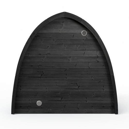 SaunaLife Model G3B Garden Series Outdoor Home Sauna Kit, DIY, Paint Included, Up to 6 Persons