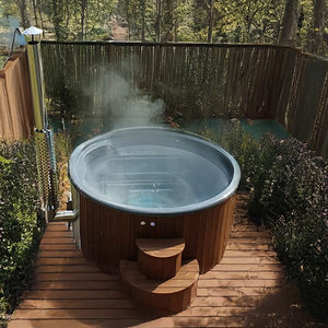 SaunaLife Model S4N - 6 Person Wood-Fired Hot Tub SL-MODELS4N
