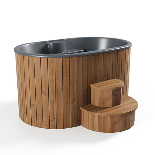 SaunaLife Natural Model S2N 2-Person Cold/Hot Immersion Tub 128696