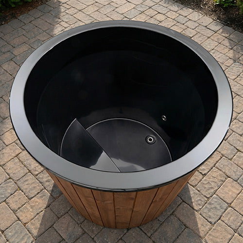 SaunaLife Natural finish Model S1N 1-Person Cold/Hot Immersion Tub 128694