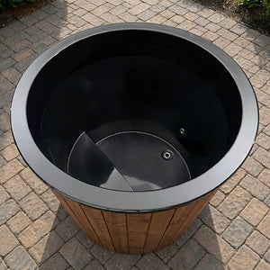 SaunaLife Natural finish Model S1N 1-Person Cold/Hot Immersion Tub 128694