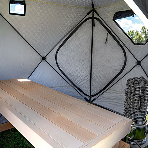 SaunaLife SaunaTrekker Portable Insulated Sauna Tent, Up to 4 Persons 130181