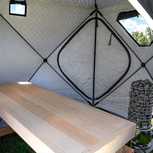 SaunaLife SaunaTrekker Portable Insulated Sauna Tent, Up to 4 Persons 130181