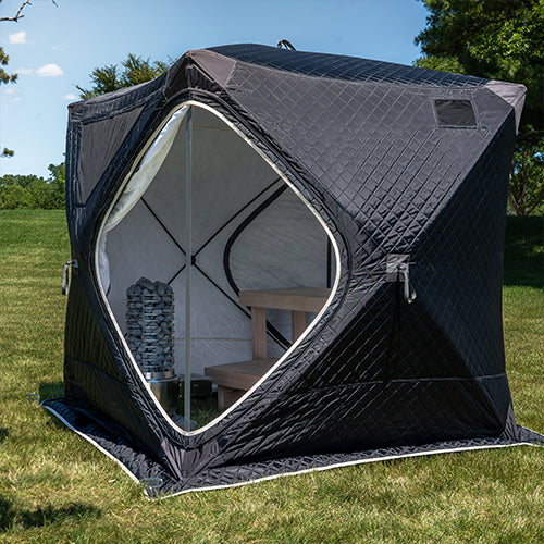 SaunaLife SaunaTrekker Portable Insulated Sauna Tent, Up to 4 Persons 130181