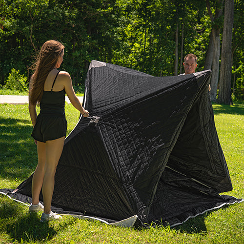 SaunaLife SaunaTrekker Portable Insulated Sauna Tent, Up to 4 Persons 130181