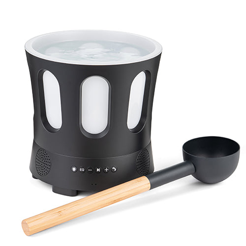 SaunaLife Zone Bluetooth Sauna Bucket and Ladle Set 130069