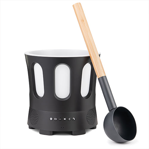 SaunaLife Zone Bluetooth Sauna Bucket and Ladle Set 130069
