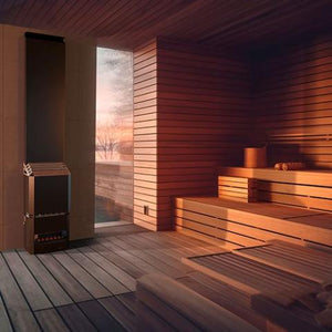 Saunum 6.4kW Black AIR 7 Sauna Heater Air Series with Climate Equalizer 4745090017847