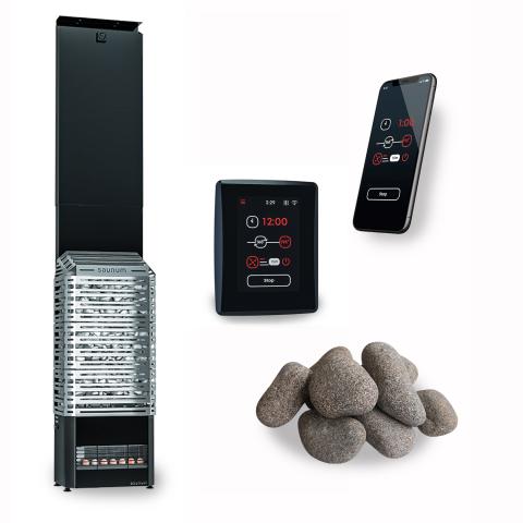 Saunum AIR 10 WiFi Sauna Heater Package Air 10 SSB WiFi