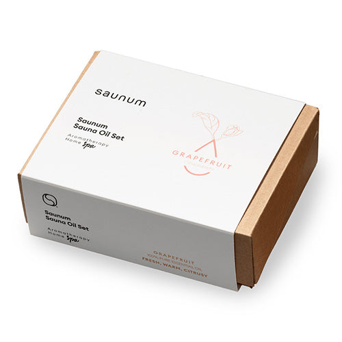 Saunum 10 mL Grapefruit Aroma Oil Set with Reservoir 4745090010428
