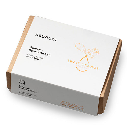 Saunum 10 mL Sweet Orange Aroma Oil Set with Reservoir 4745090010435