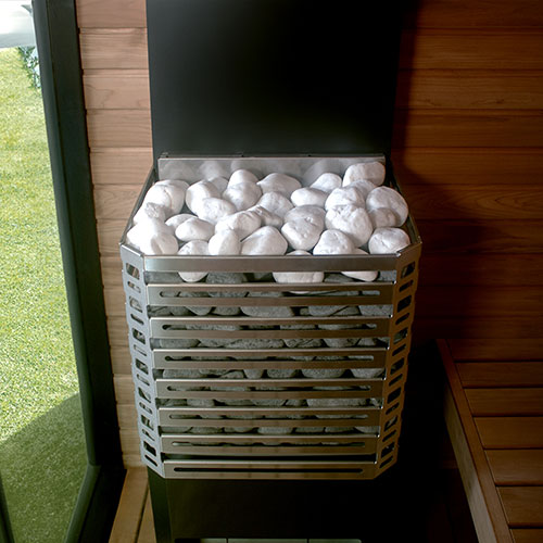 Saunum 13kW Stainless Steel Air L 13 Series Sauna Heater with Climate Equalizer