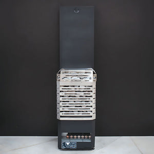 Saunum Air L Series, 9.8kW Sauna Heater with Climate Equalizer, Stainless Steel