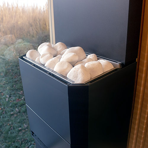 Saunum Air Series 7kW Black Air 7 Sauna Heater with Climate Equalizer 4745090017847
