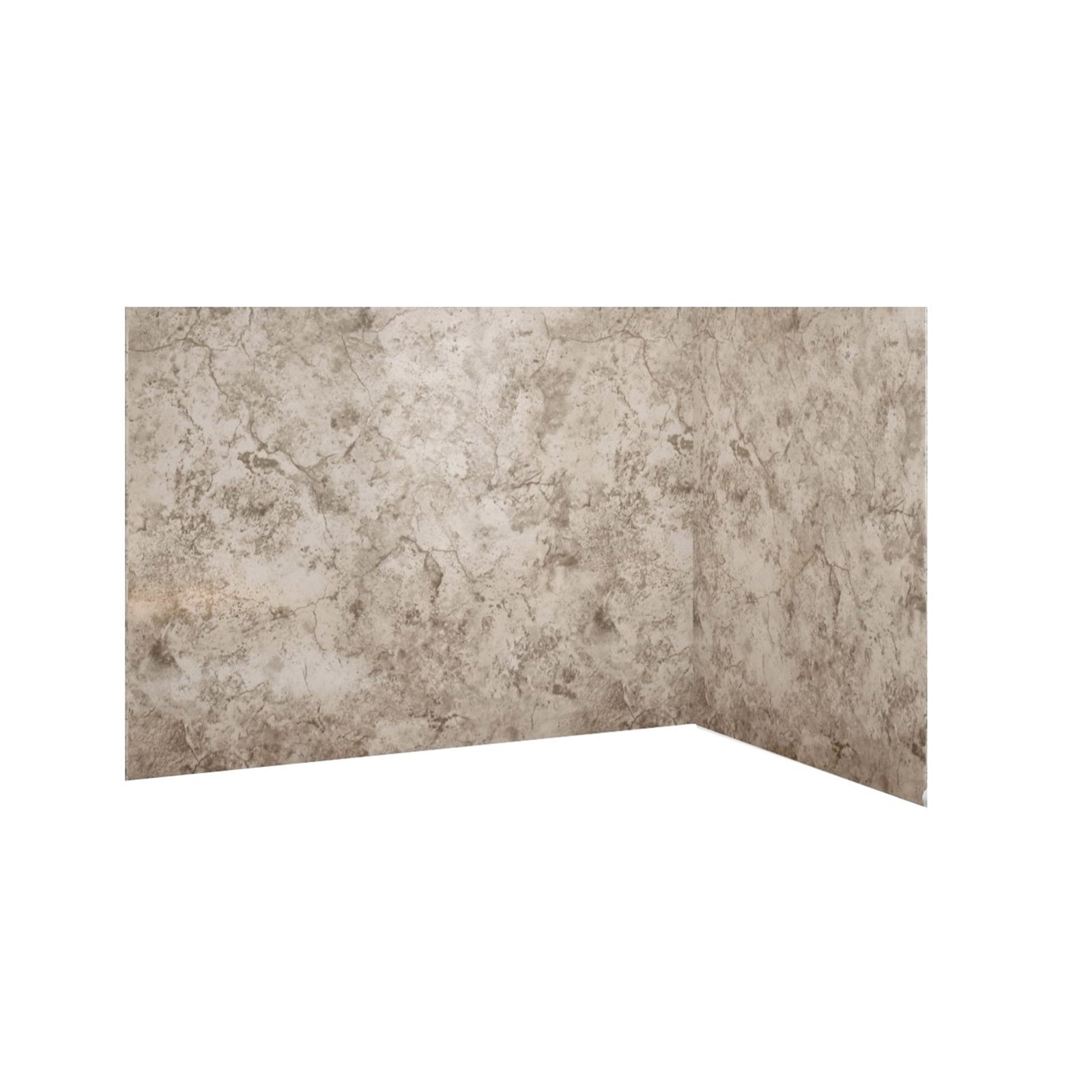 Avora Bath Smooth Ridgestone Acrylic Large Shower Walls 66"W x 40"D x 105"H AV6640RSWS
