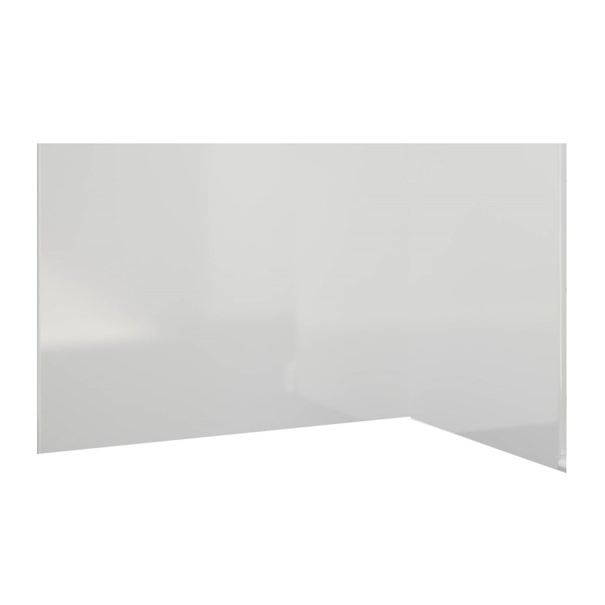 Avora Bath White Acrylic Alcove Shower System 60"W x 36"D x 96"H 6036LTAV6036WWS