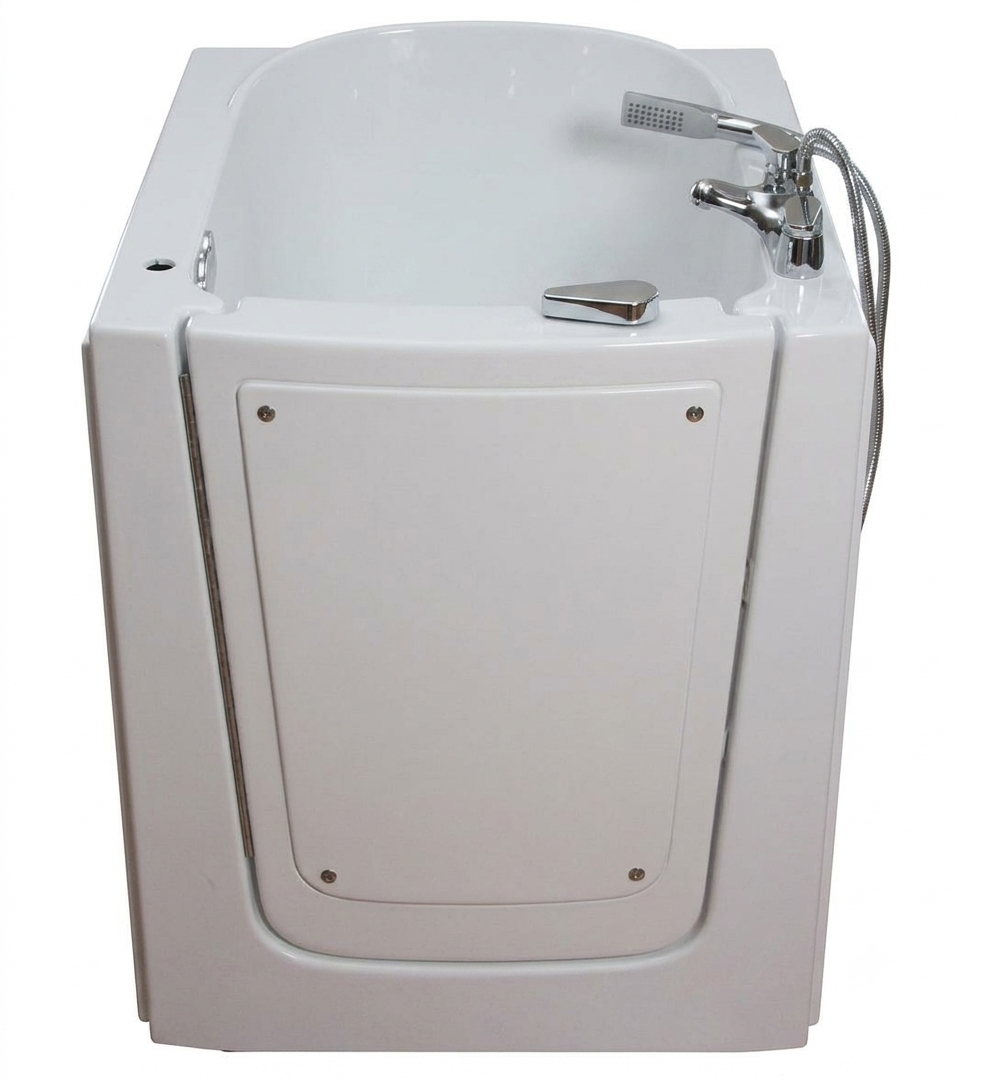 Avora Bath 38" x 33" White Front Entry Walk-In Tub